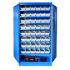 Armoire Haute IDEO 100 Porte Battante 8 Étagères 48 Bacs à Bec 3L