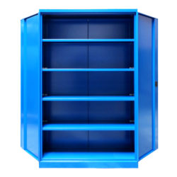 Armoire Haute IDEO 120 Porte Battante 4 Étagères