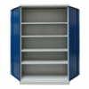 armoire haute ideo 120bg grande profondeur porte battante 4 Étagères