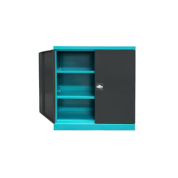 Armoire Basse IDEO 120 Porte Battante 2 Étagères