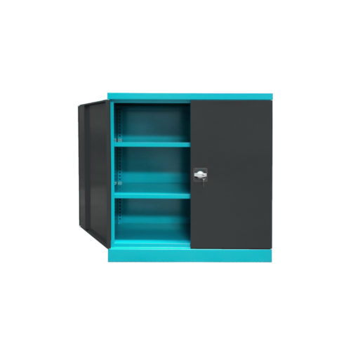 Armoire Basse IDEO 120 Porte Battante 2 Étagères