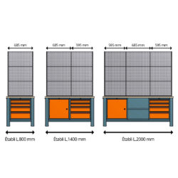 Kits de Fixation pour Établis Lourds TIRIO