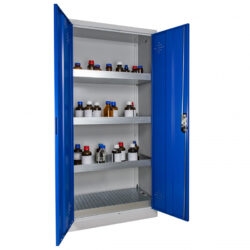 armoire de surete pour produits dangereux 300 l trionyx bleu 2