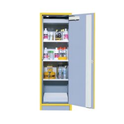 armoire haute de sécurité pour produits inflammables en 14470 1 30 minutes 130 l 1 porte