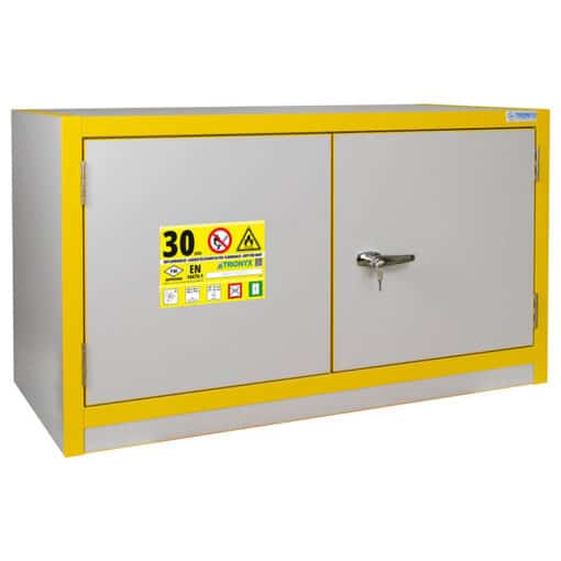 armoire sous paillasse de sécurité pour produits inflammables en 14470 1 30 minutes 30 l 1 porte (copie)