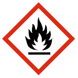 picto matière inflammables