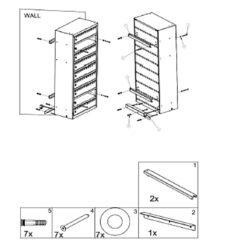 plan armoire vélo